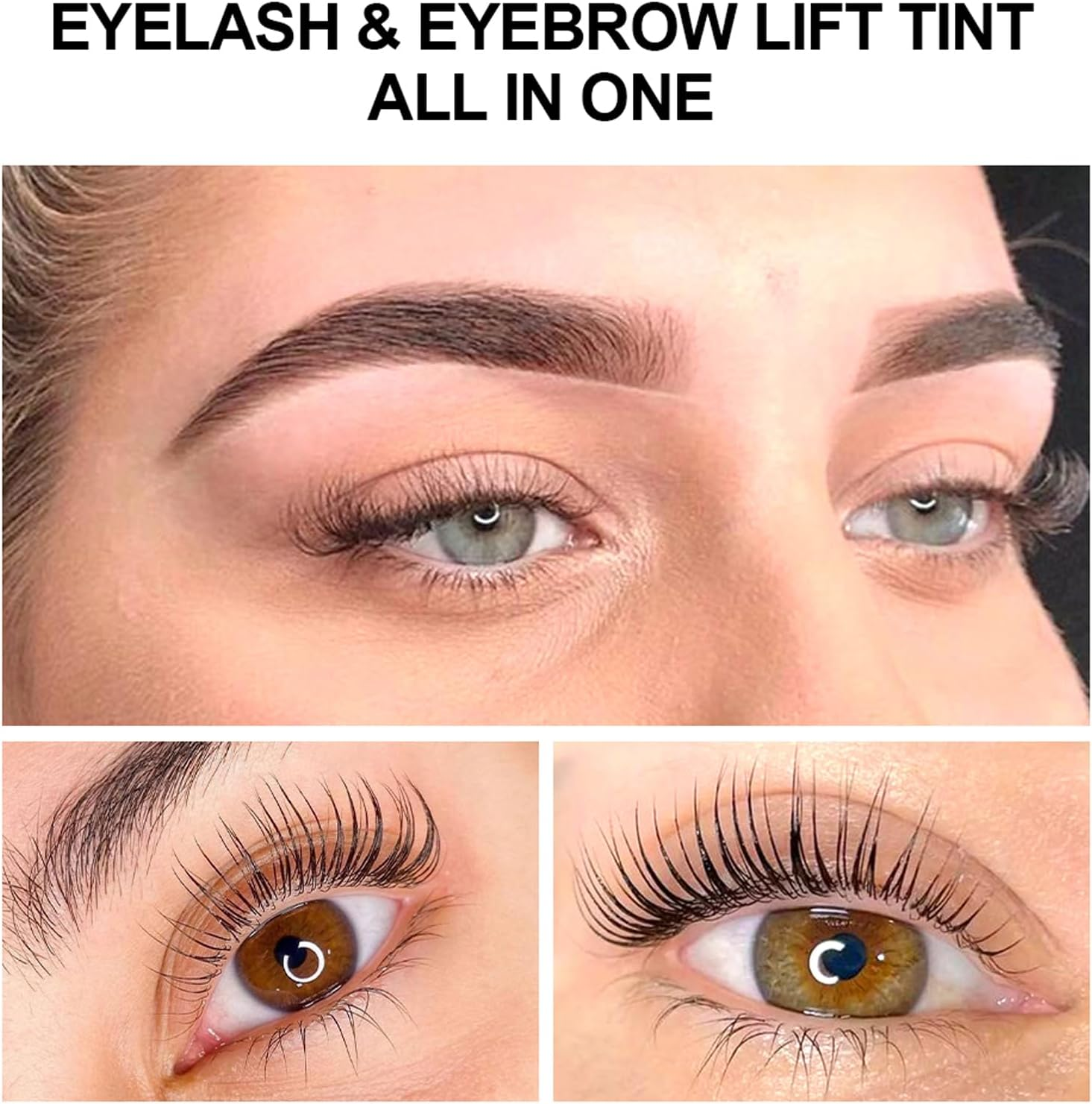 Lash Lift Kit - Eyebrow Lamination, Professional Eyelash & Brow 2 in 1 Perm Set, Eyebrow Lift Kit, Fuller & Thicker Brows Suitable for Salon & Home Use, Lasts for 4-6 Weeks (BLACK) image number 6