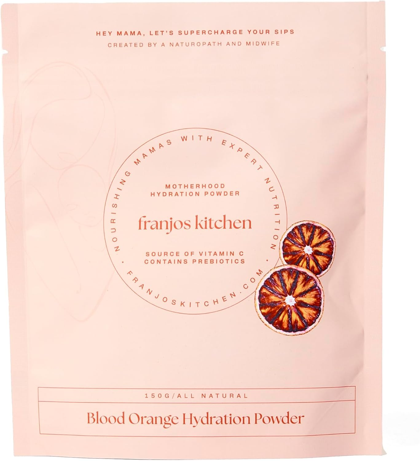 Franjos Kitchen Motherhood Hydration Powder - Blood Orange & Coconut image number 5