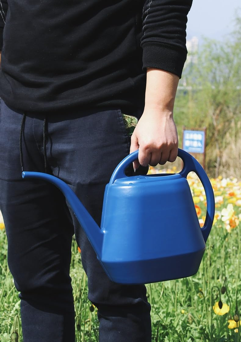 Watering Can - for Home Plant Garden (Blue, 2L) image number 2
