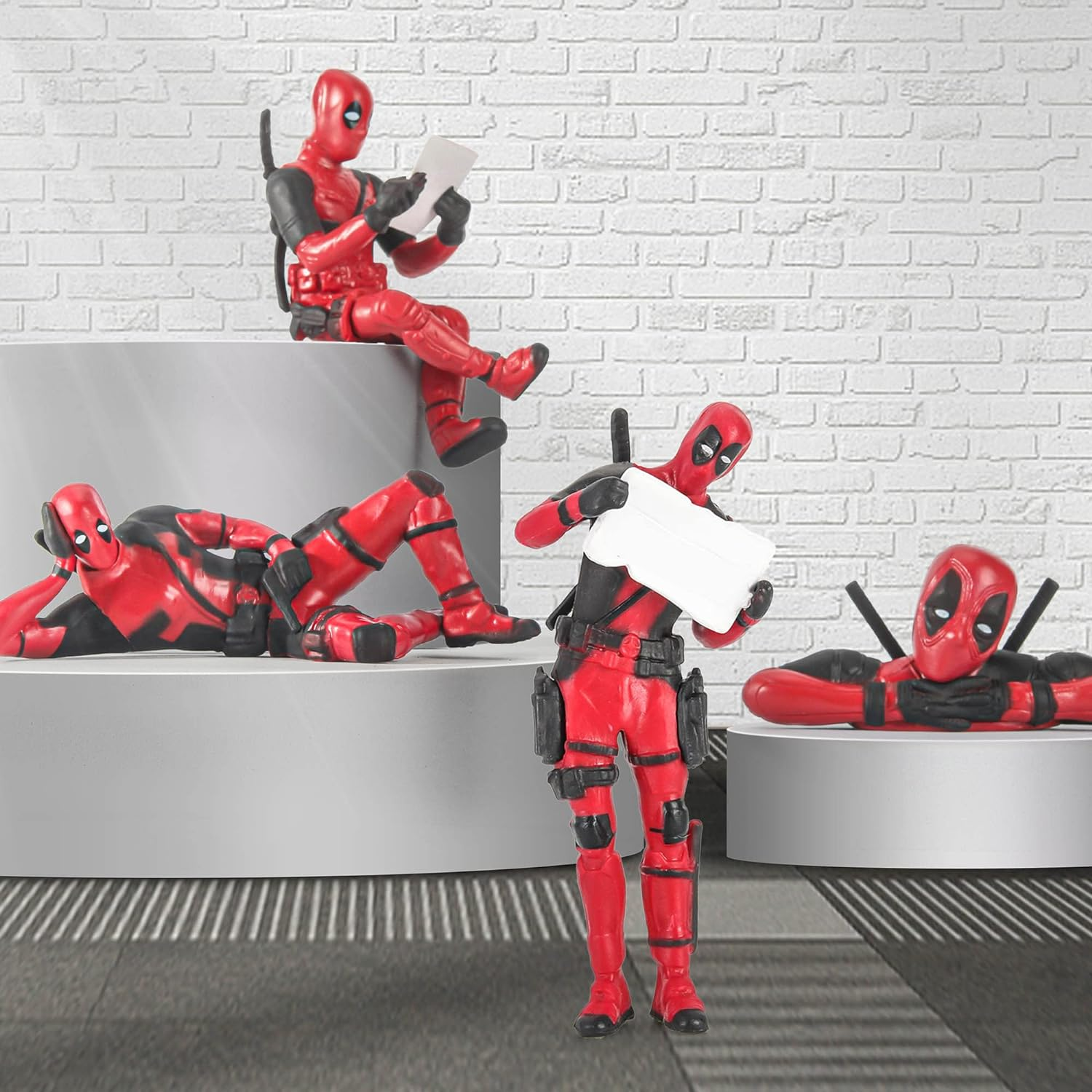 6Pcs Anime Action Figures, Classics Figures Model Status for Home, Car, Desk and Computer Decorations image number 2