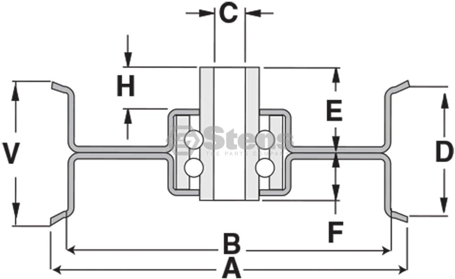 Stens 280-408 Flat Idler for Husqvarna