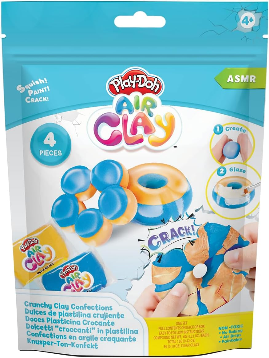 Play-Doh Air Clay, Crunchy Clay Cake Pops - Sensory and Educational - 3D Display - 20 Piece image number 2