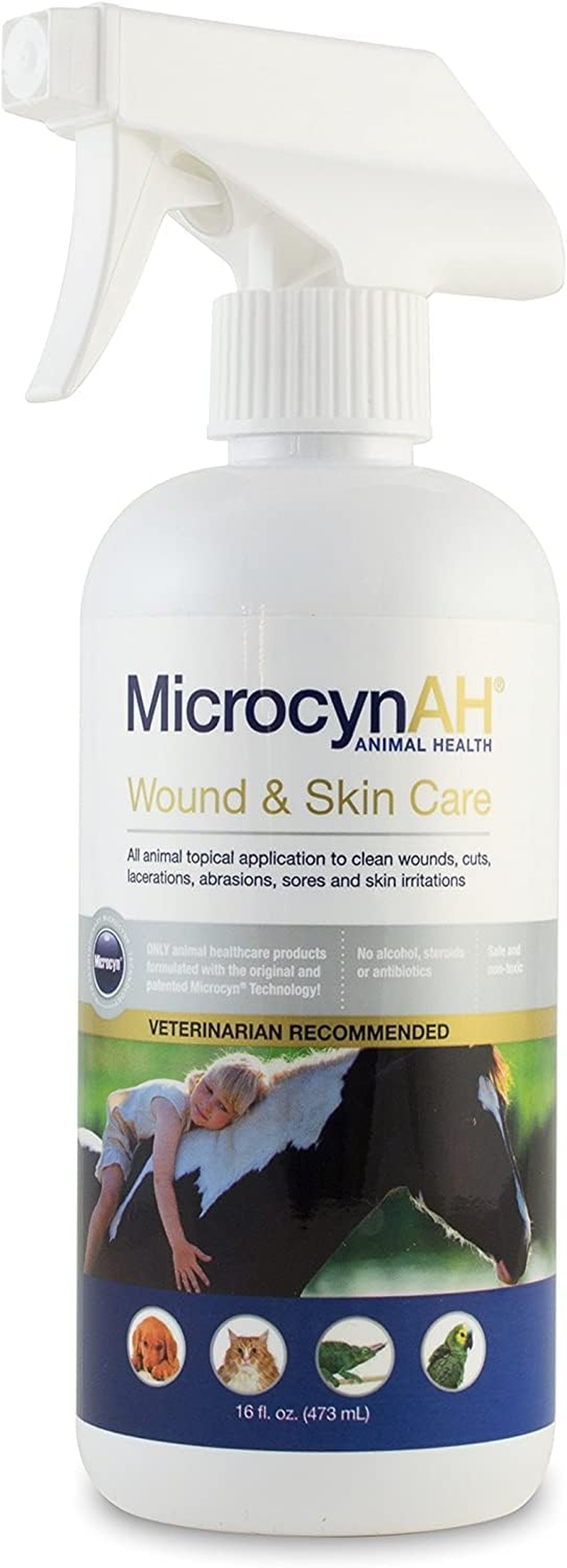 Microcynah Wound and Skin Care, 16-Ounce