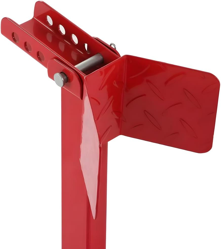 ALSTON Heavy-Duty Motorcycle Motorbike Front Wheel Chock Lift Stand Vehicle Wheel Chock Clampsfor Trailer Transport 15"-21" Tires Standard Motorcycles