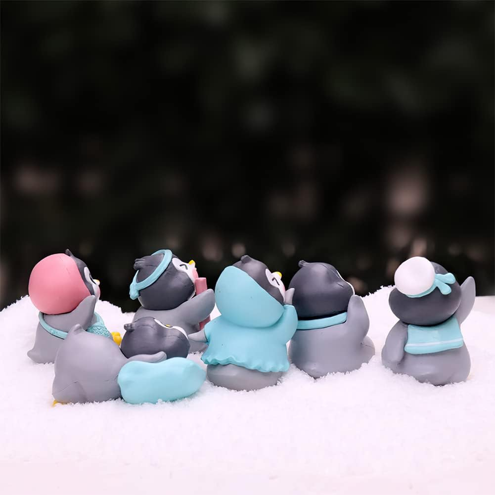 Pet Animal Figures Miniature Fairy Garden Figurines Playset Bunny Collection Playset Decorative Birthday Cake Topper