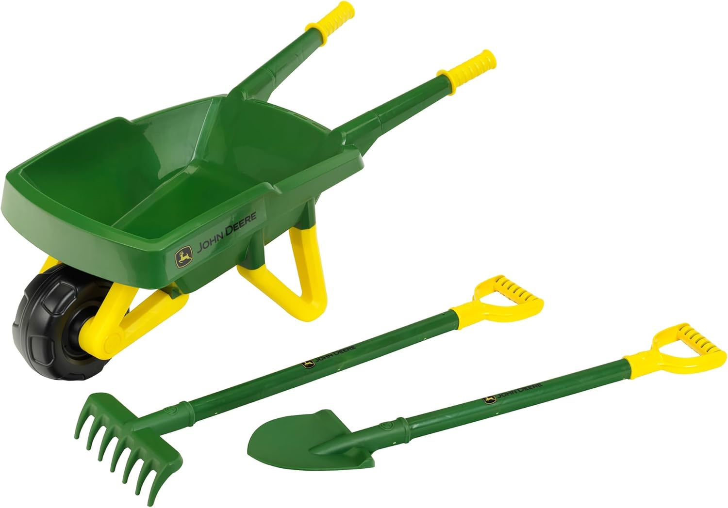 John Deere Kids Wheelbarrow Set, 78 Cm Length image number 1