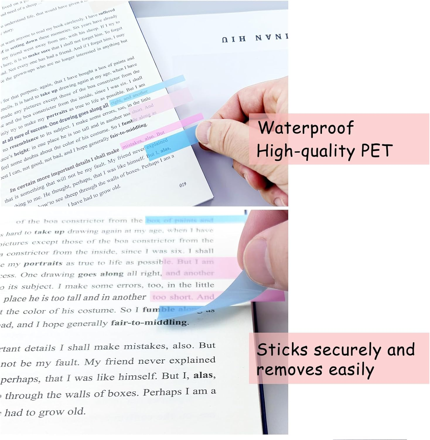 WSCHU 3400Pcs Sticky Tabs Book Tabs, Morandi Translucent Book Markers Sticky Note Tabs,Multi-Colored Writable & Repositionable Book Annotation Tabs, Page Markers, Annotation Supplies image number 4