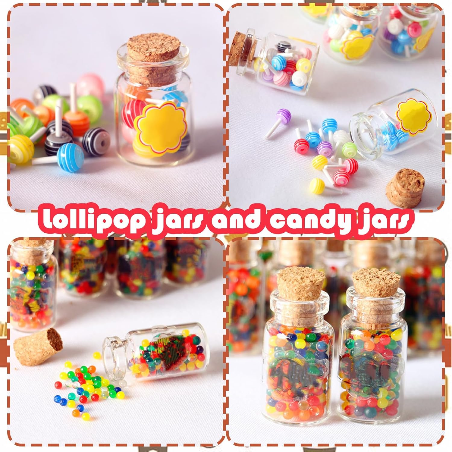 19 Pieces Miniature Food Drink, 1:12 Scale Miniature Dolls House Food Accessories, Mini Food Drink, Miniature Kitchen Accessories, Mini Pretend Play Food Set, for Barbie Doll House image number 1