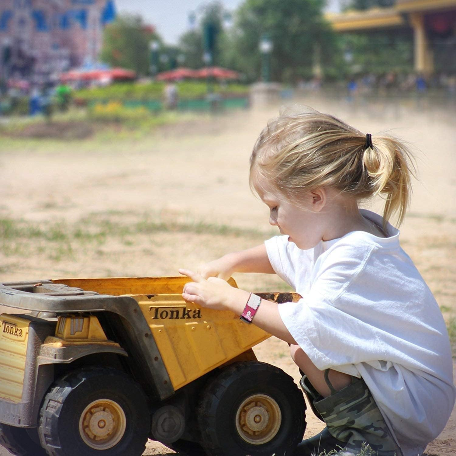 Children Safety ID Wristband Reusable Identification Waterproof ID Band Safety Wristband,Id Safety Wristbands Infobands Bracelets,Suitable for Boys and Girls(Set of 12) image number 2