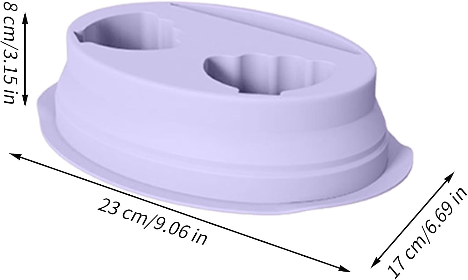 Manicure Soaking Bowl - Silicone Nail Polish Remover Dish,Professional-Grade Soaker Container, Hand Bath Tray Cleaning Tool for Home Salon Travel Care image number 1