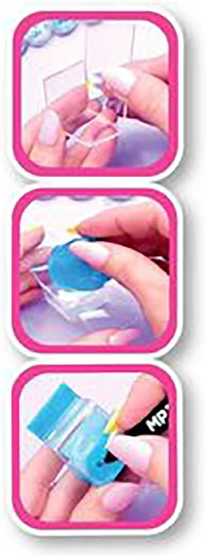 Nano Craft- Keychain Squishy Kit, Multi-Coloured Nano Tape Kit, Blowing Bubble Balloon, Craft Kit, Double Sided, Girls, Boys, Children and Adults, 26 Pieces image number 2