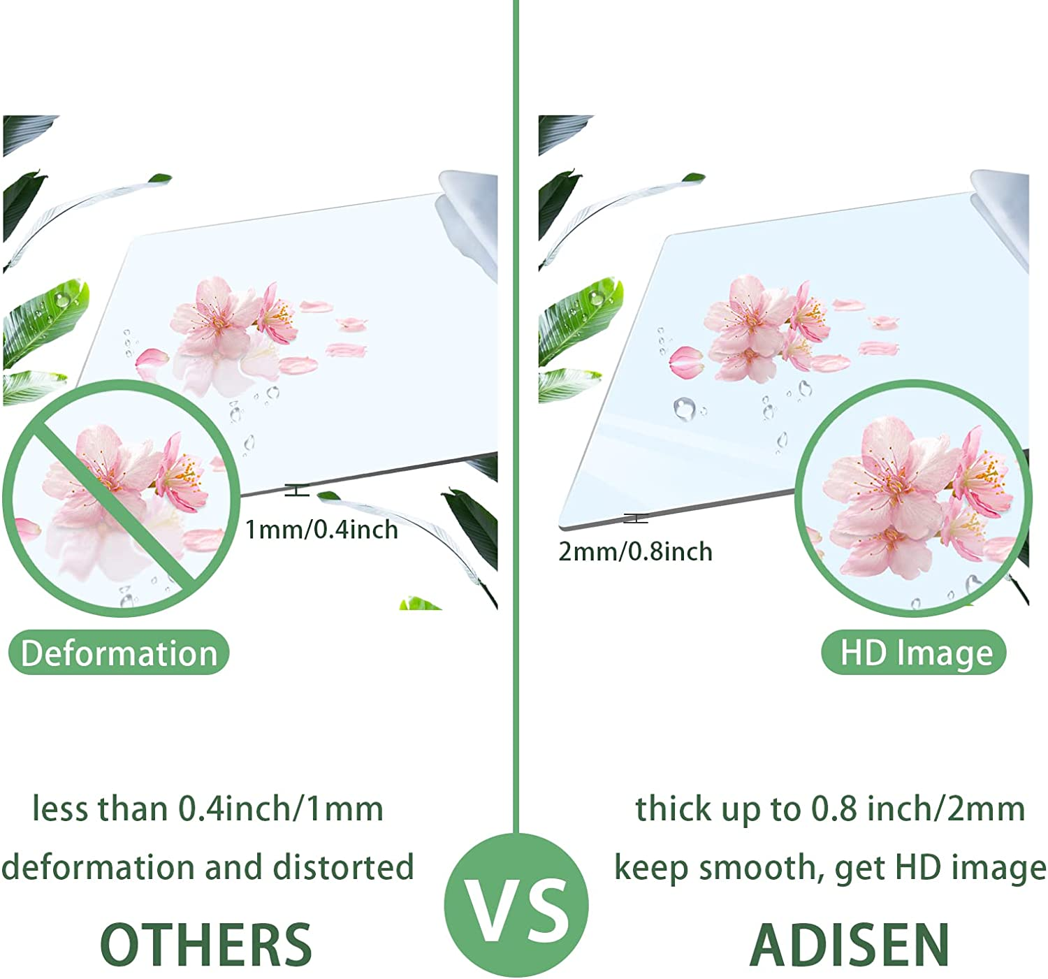 Shatterproof Mirror Tiles, 4 Pcs 7.8"X7.8" Plastic Self-Adhesive Panels for Wall Decor, Lightweight & Flexible with Industrial-Grade Adhesive for Bathroom and Gym image number 3