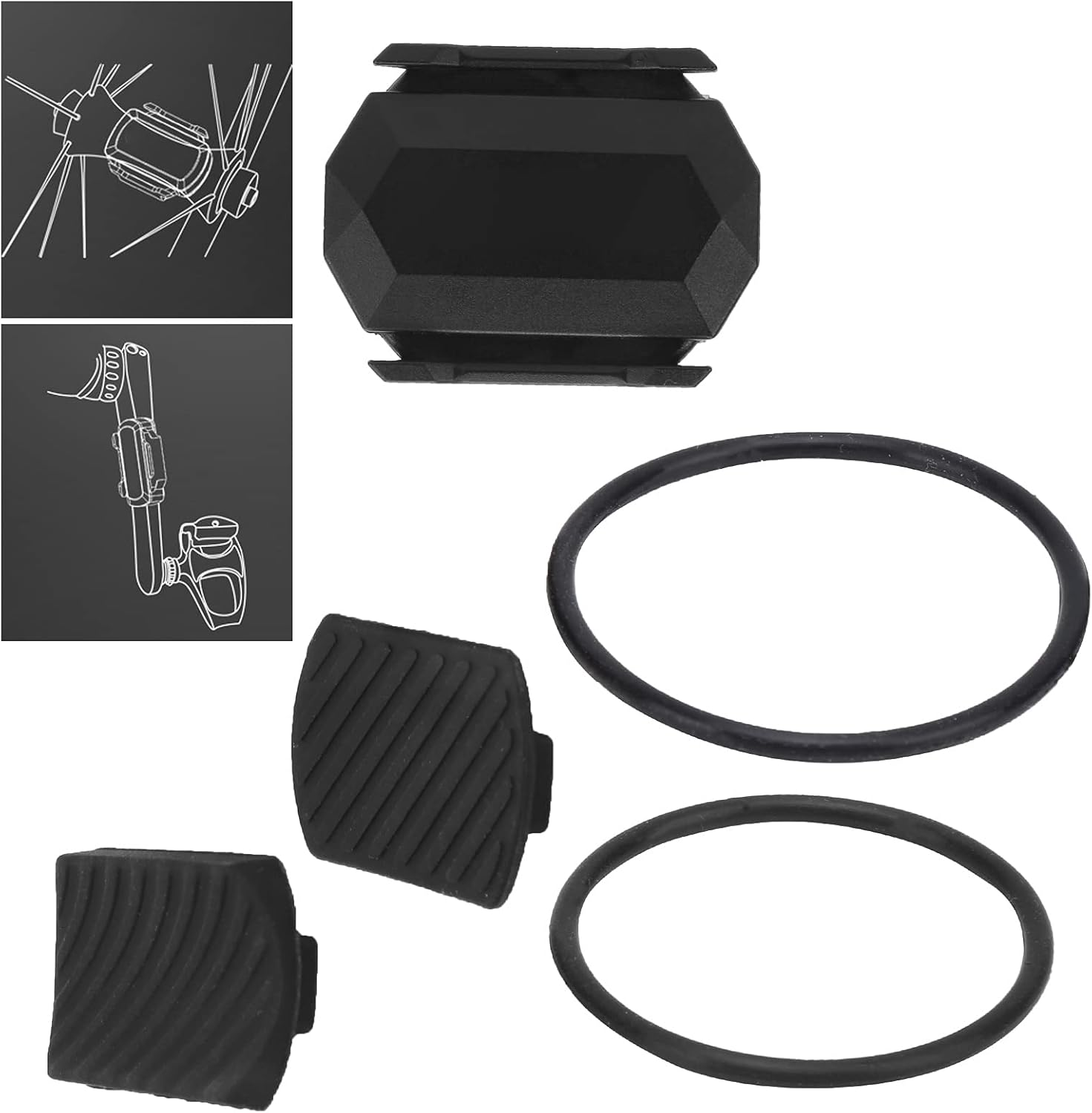 2Nd Generation Bike Speed Sensor, Strong Convenient Durable Bike Speed and Cadence Sensor Speed Sensor Mode for for Cyclist image number 3