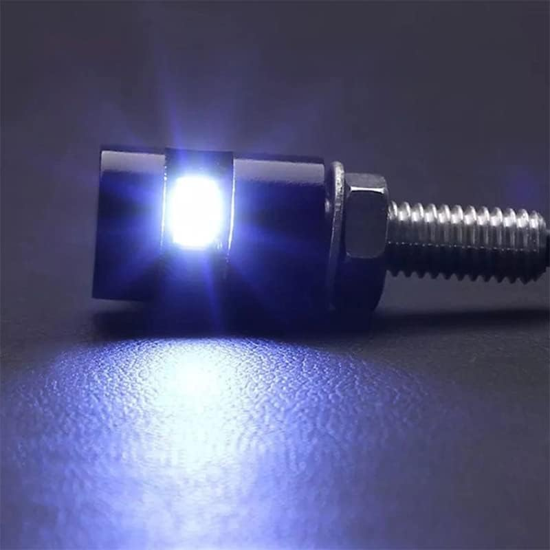 4PCS LED License Number Plate Light Screw Bolt Bulbs SMD for Car Motorcycle image number 3