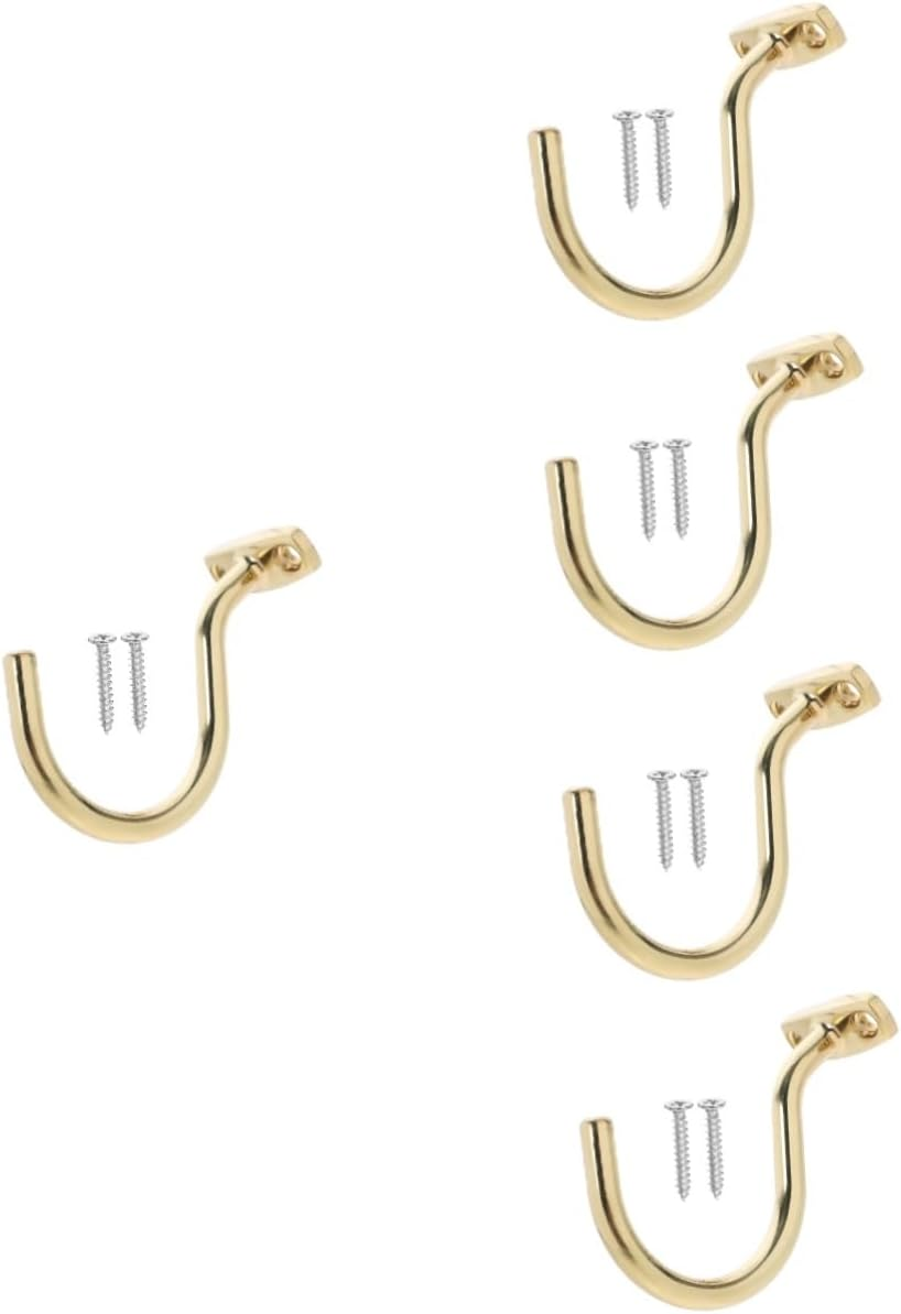 HANABASS 5Pcs Metal Pool Cue Rack Replaceable Billiard Hook for Snooker Table Wear-Resistant Pool Hook for Billiard Table Accessories image number 3