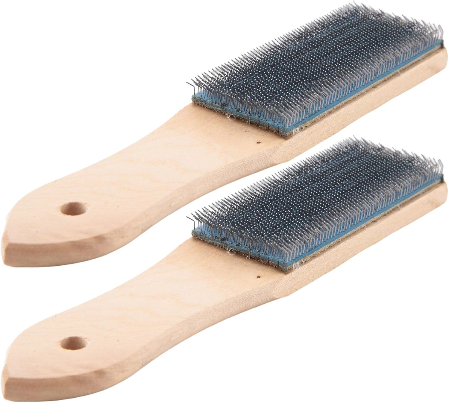 File Card Brush Steel Card File Brush Cleaner Remove Chip Metal Bits Cleaning 8.26 Inch Length, 2 Pieces image number 2