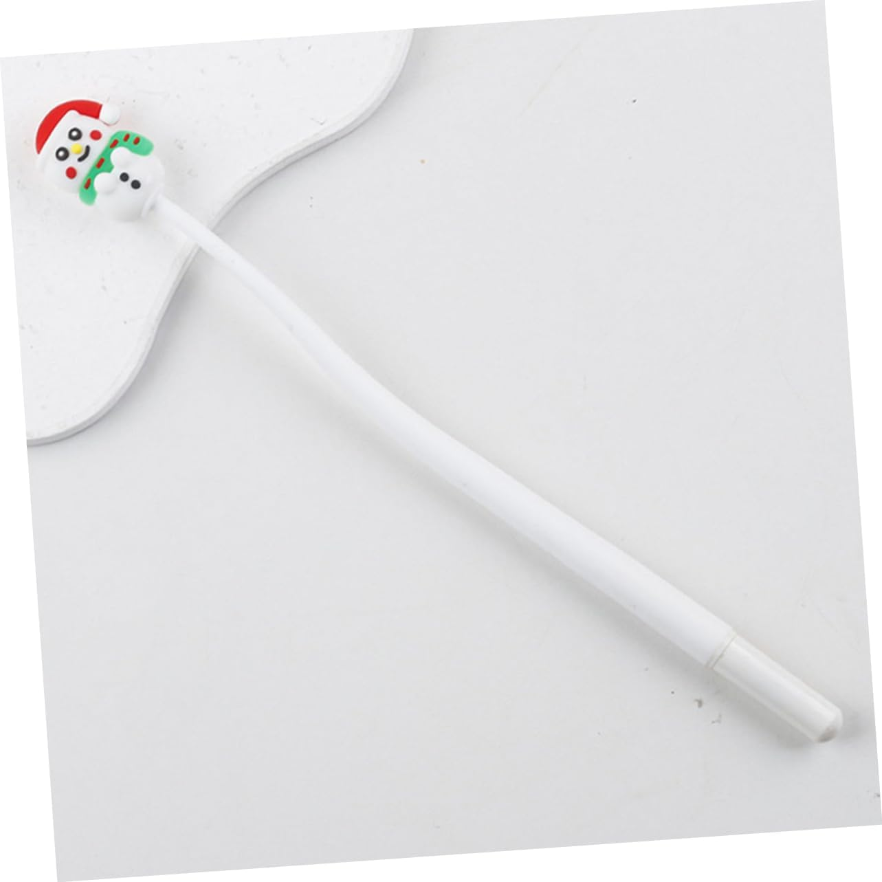 Operitacx 4Pcs Christmas Cartoon Gel Writing Pen Cute Student Office School Supplies Xmas Santa Prize Presents image number 4