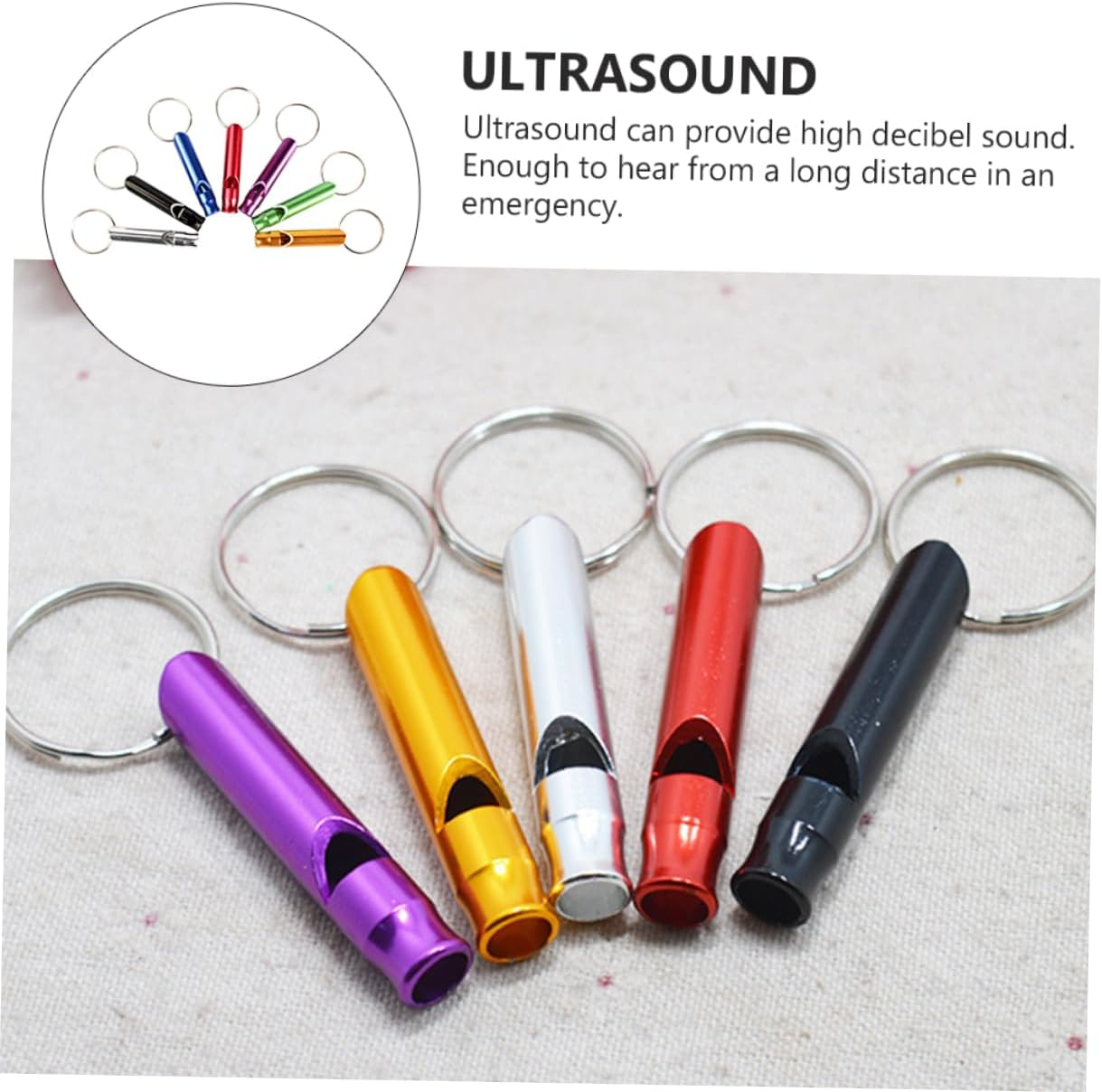 7Pcs Ultrasonic Bird Training Whistle Set for Parrots and Pigeons Ideal for Silent Training and Recall Safe Alloy Material image number 3