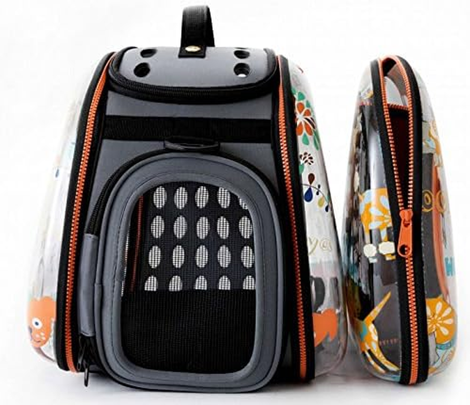 Ibiyaya Hard Rock Transparent Hardcase Pet Carrier image number 4