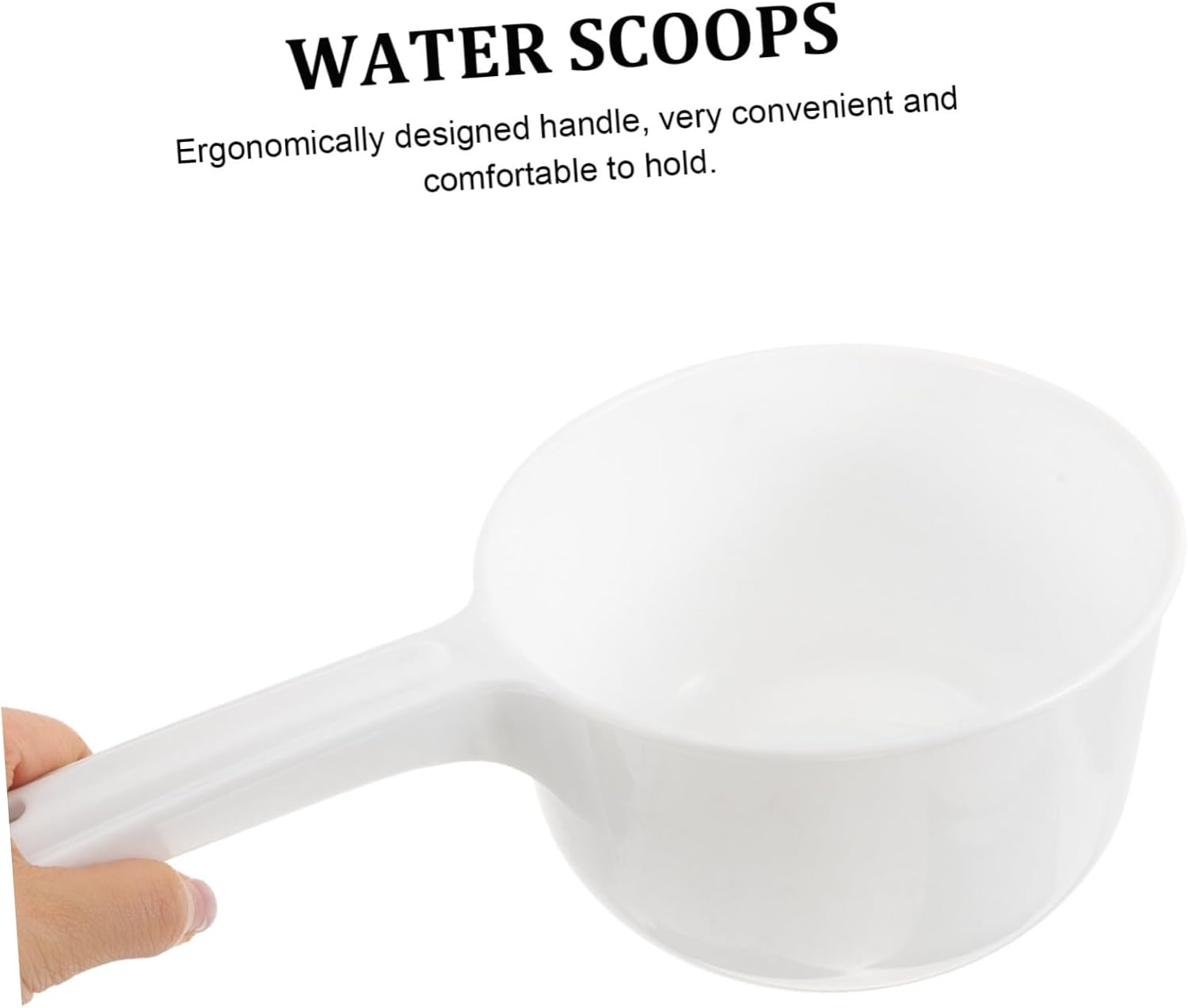 Mobestech Multi-Function Thickened Water Scoop Ladle 3Pcs Household Kitchen Bathing Water Dipper for Bathroom and Cooking Use