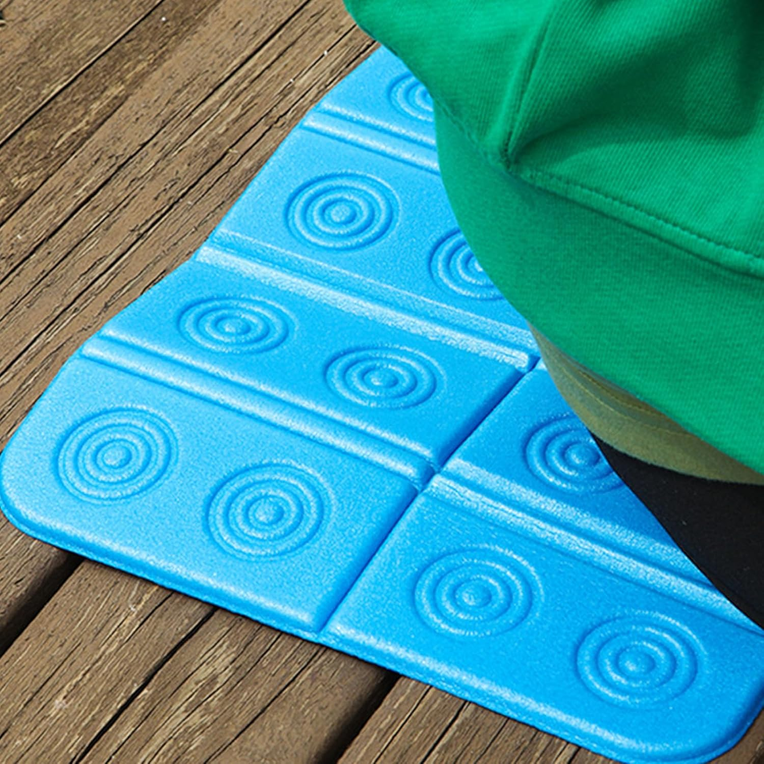 Portable Quick Dry Bathroom Mat,Shower Floor Mat,Non-Slip and Foldable,Absorbent Bathroom Rugs,Washable Bathroom Floor Mats for Sauna Shower Accessories (Blue, 35 X 25 X 0.5Cm) image number 1