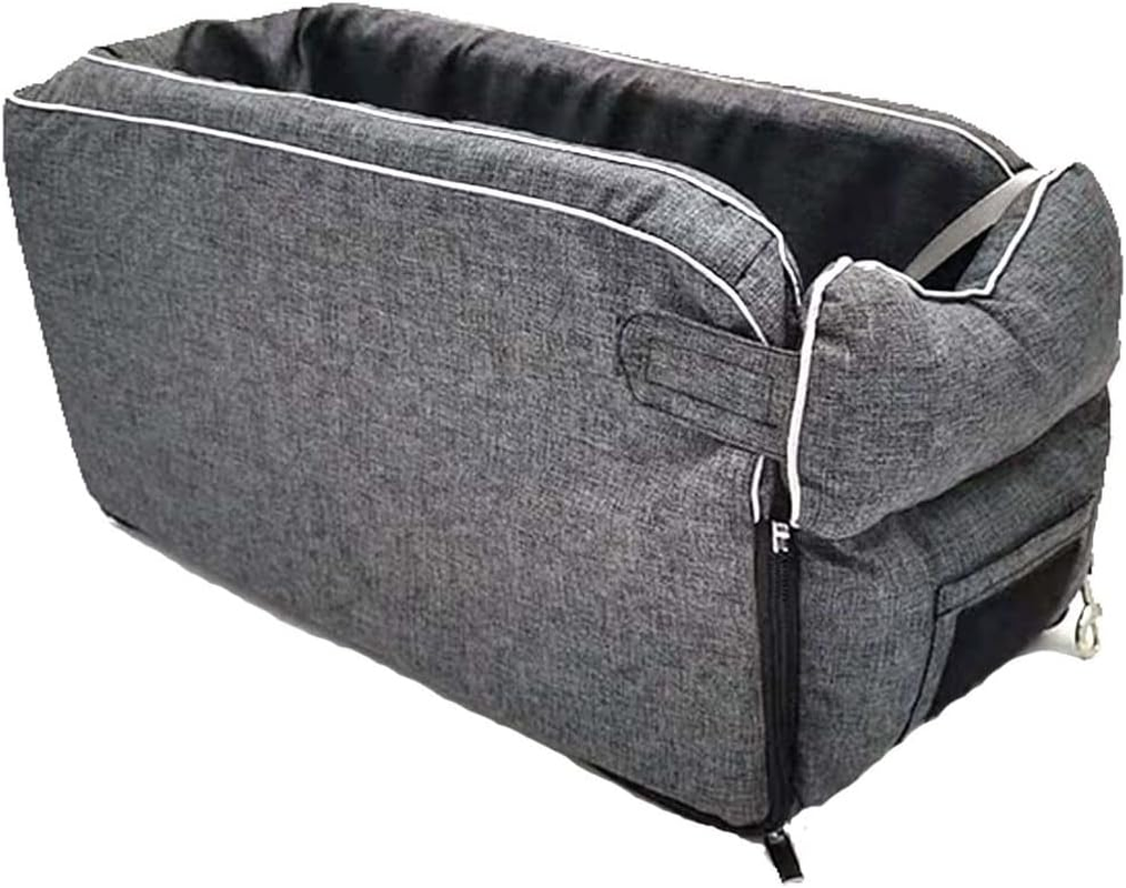 LEDON Car Pet Seat Auto Seat Center Console Dog Cat Nest Pad Removable Pet Carrier Comfortable Travel Carrier for Small Dogs, Cats, Puppies image number 4