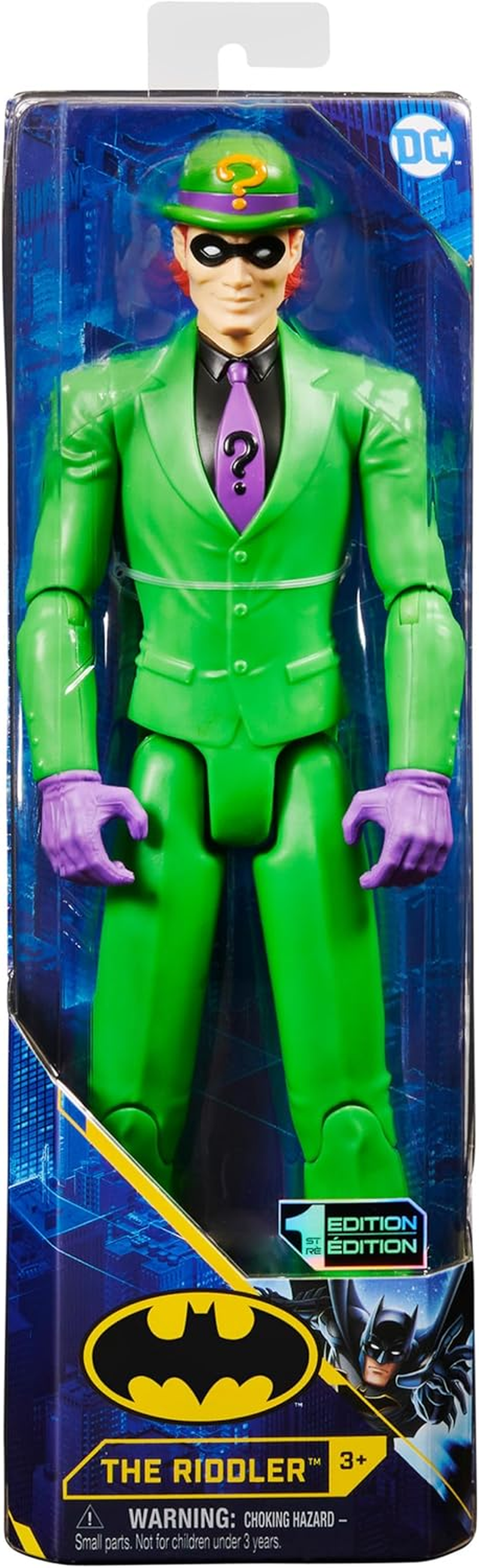 Batman 12-Inch the Riddler Action Figure, for Kids Aged 3 and Up image number 3