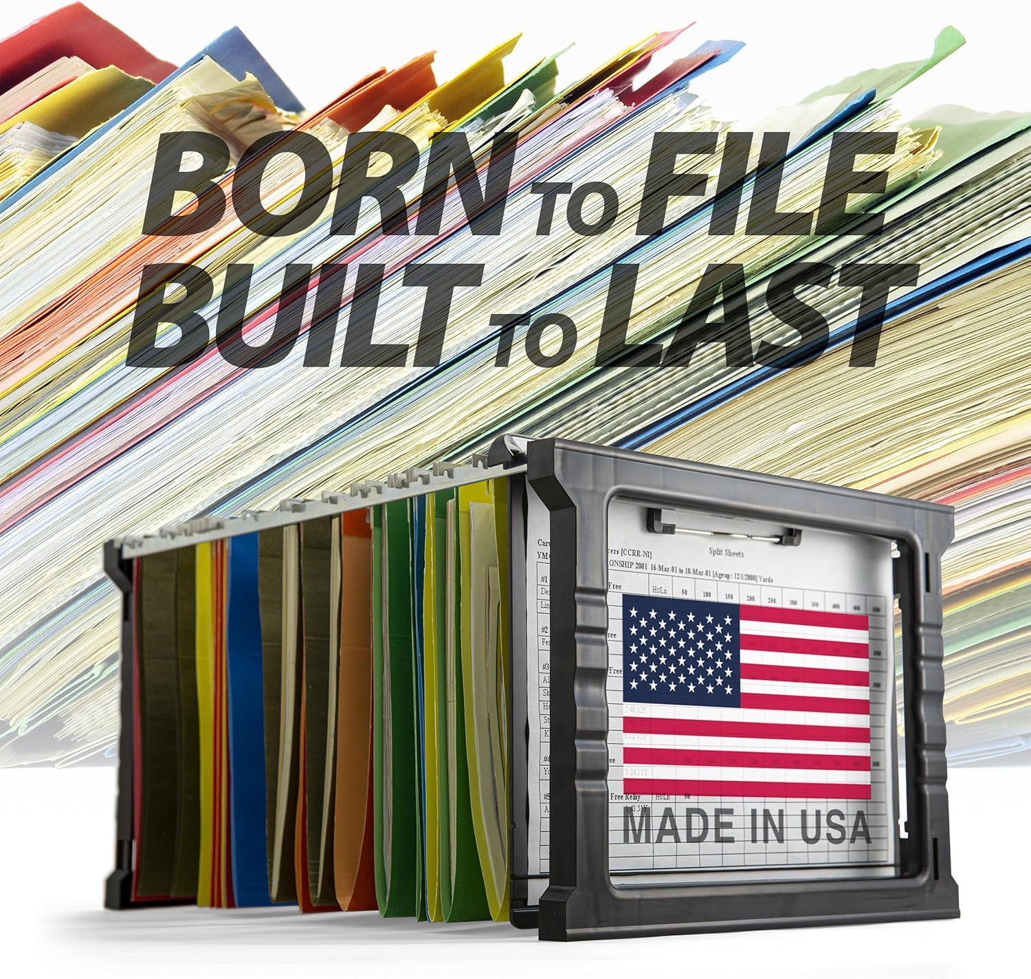 Officemate Plastic Hanging File Folder Frame, 18 Inch, Letter and Legal Size. 1 Set (91961) image number 1