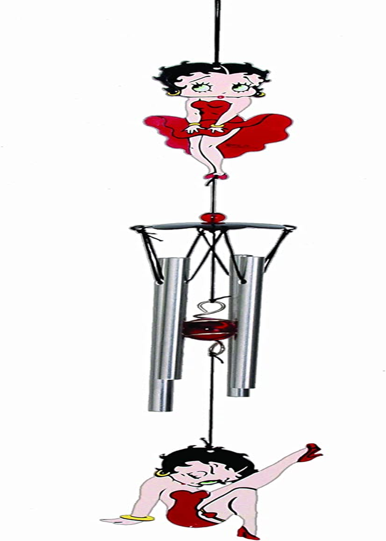 Spoontiques Betty Boop 18" Wind Chime - Outdoor Garden D&eacute;cor - Decorative Chimes for Yard, Garden, Backyard and Patio Decoration