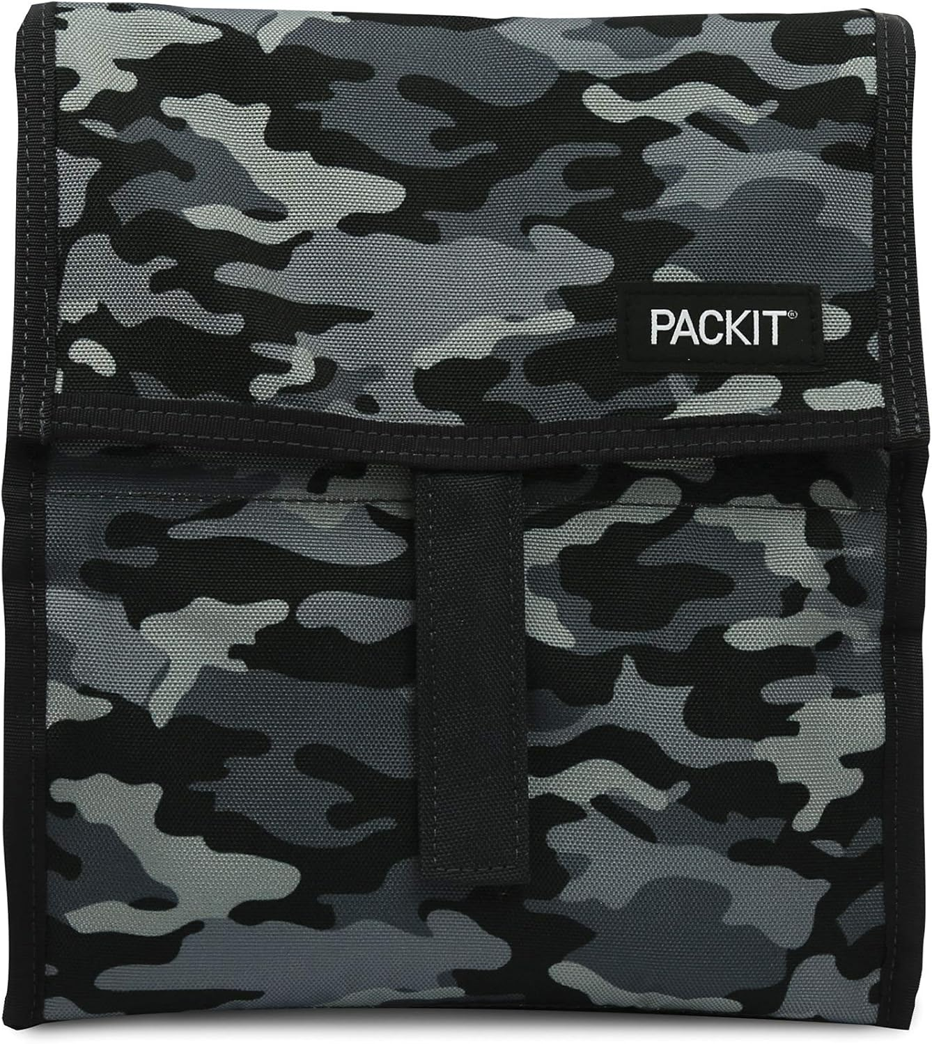 Freezable Lunch Bag, Charcoal Camo