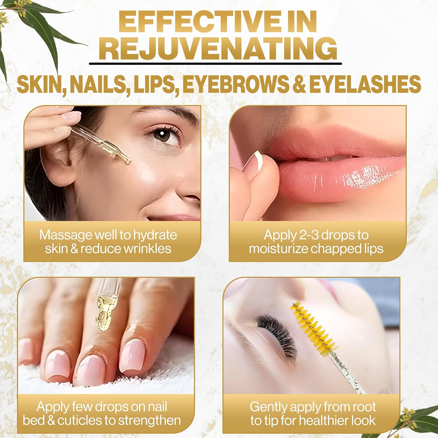 Organic Castor Oil Pack 250Ml+Reusable Castor Oil Wrap| Unisex Waist & Neck Compress Pads &ndash; 100% Pure Cold-Pressed May Help Hair Growth, Skin Moisturization, Eyelash and Eyebrows Enhancement image number 3