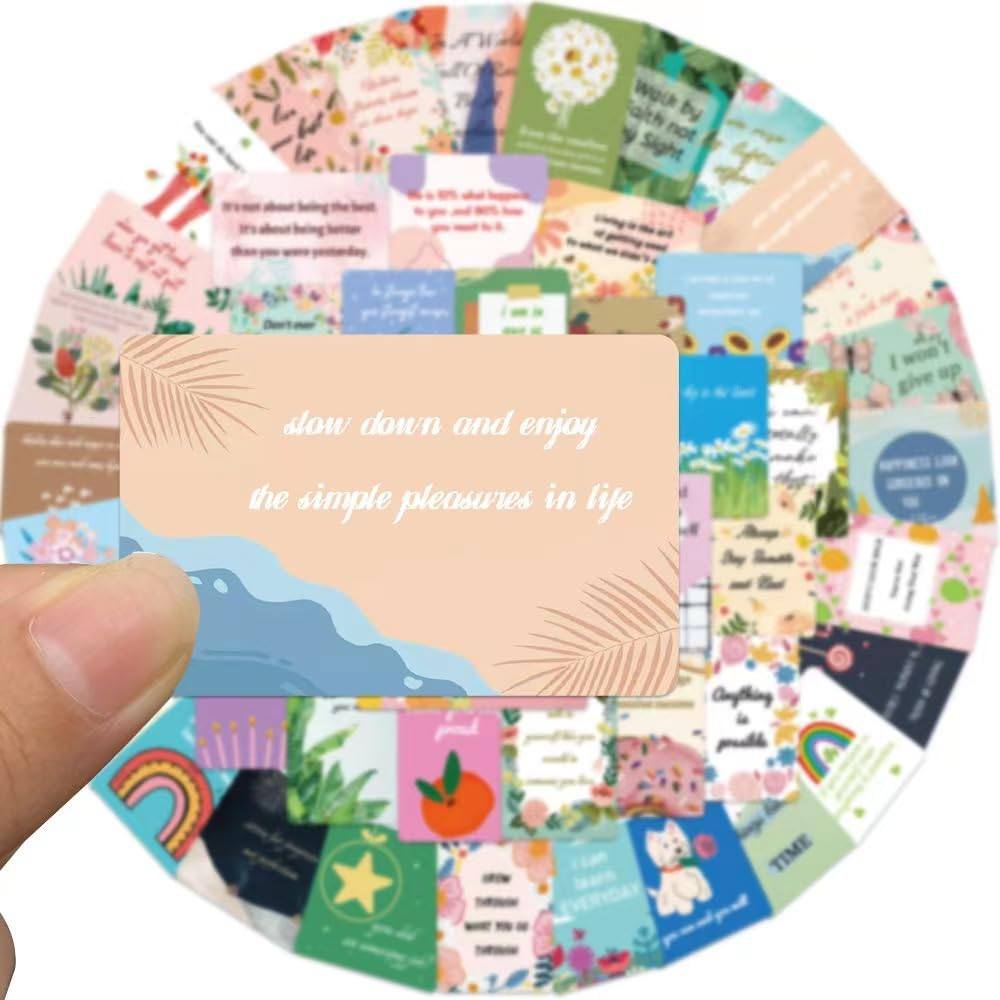 50 Pcs Encouragement Stickers Inspirational Affirmation Vinyl Decals Pack for Computer Ipad Water Bottle Luggage Refrigerator Skateboard Graffiti Decals for Reward Teachers Teens (Positive) - Biology image number 5