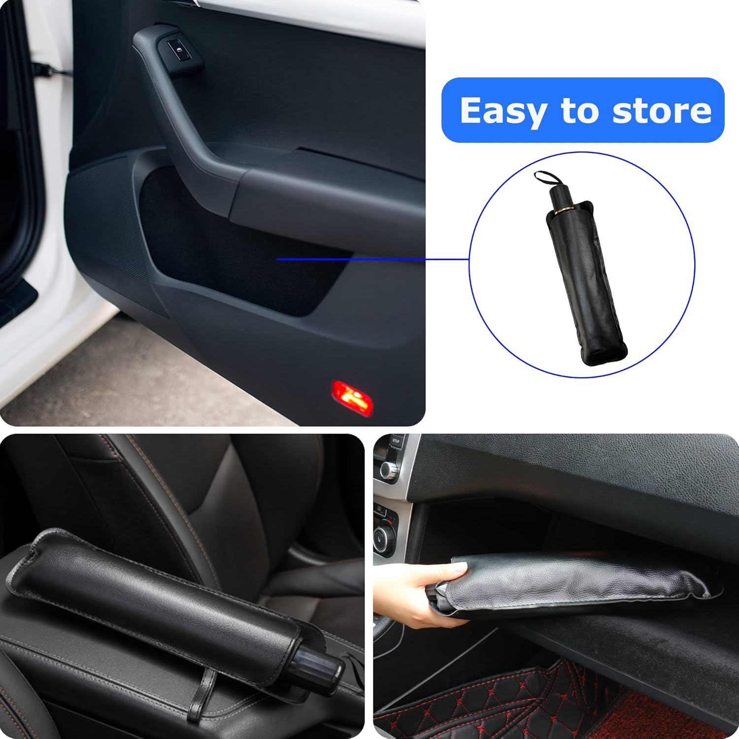 Foldable Car Umbrella Sunshade Cover UV Block Car Front Window (Heat Insulation Protection) for Sedan/Suv and Most Vehicles (57 X 31 Inches) image number 2
