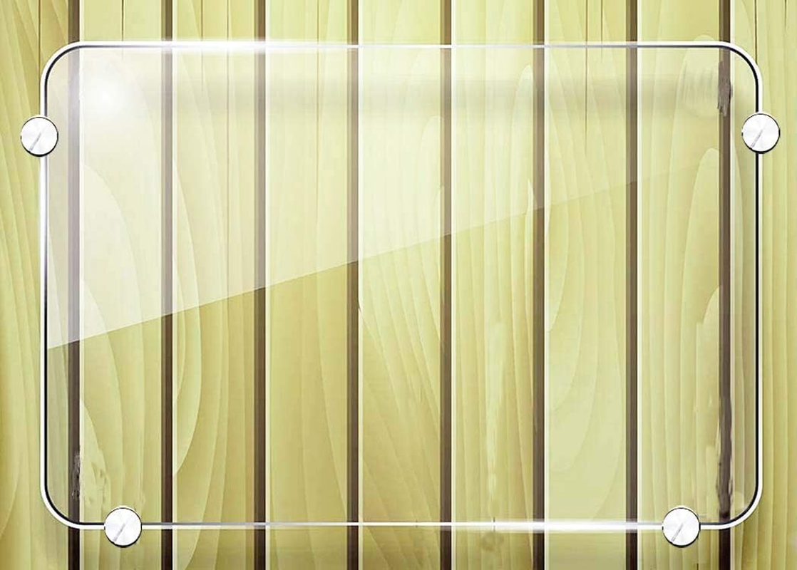 Mirror Clip Mirror Hanging Hardware Mirror Holder Clips Metal round Mirror Mounting Clips 8Pcs Zinc Alloy Clips for 3-6Mm Thick (Chrome, 8) image number 3