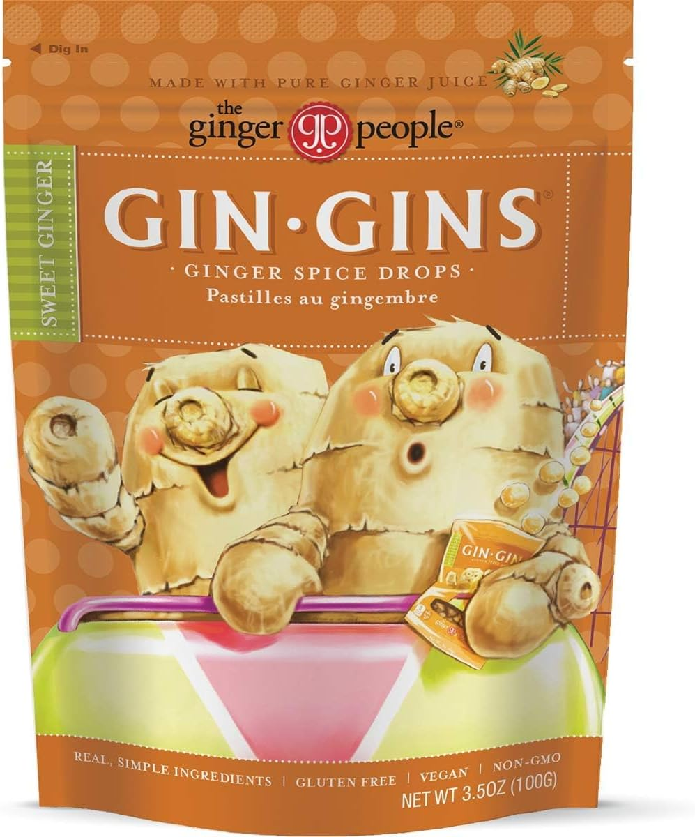 GIN GINS&reg; Ginger Spice Drops by the Ginger People&reg;, 3.5 Oz (Pack of 12) image number 3