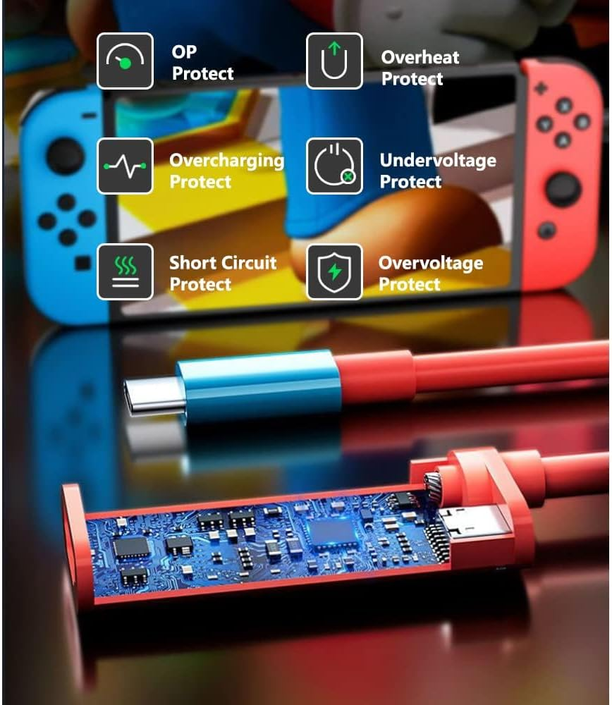 Portable Switch Dock USB C to 4K HDMI Conversion Cable for Nintendo Switch/Switch OLED, TV HDMI Adapter Cable Compatible with Nintendo Switch, Steam Deck, Laptop,Tablet, Mobile Phone image number 2