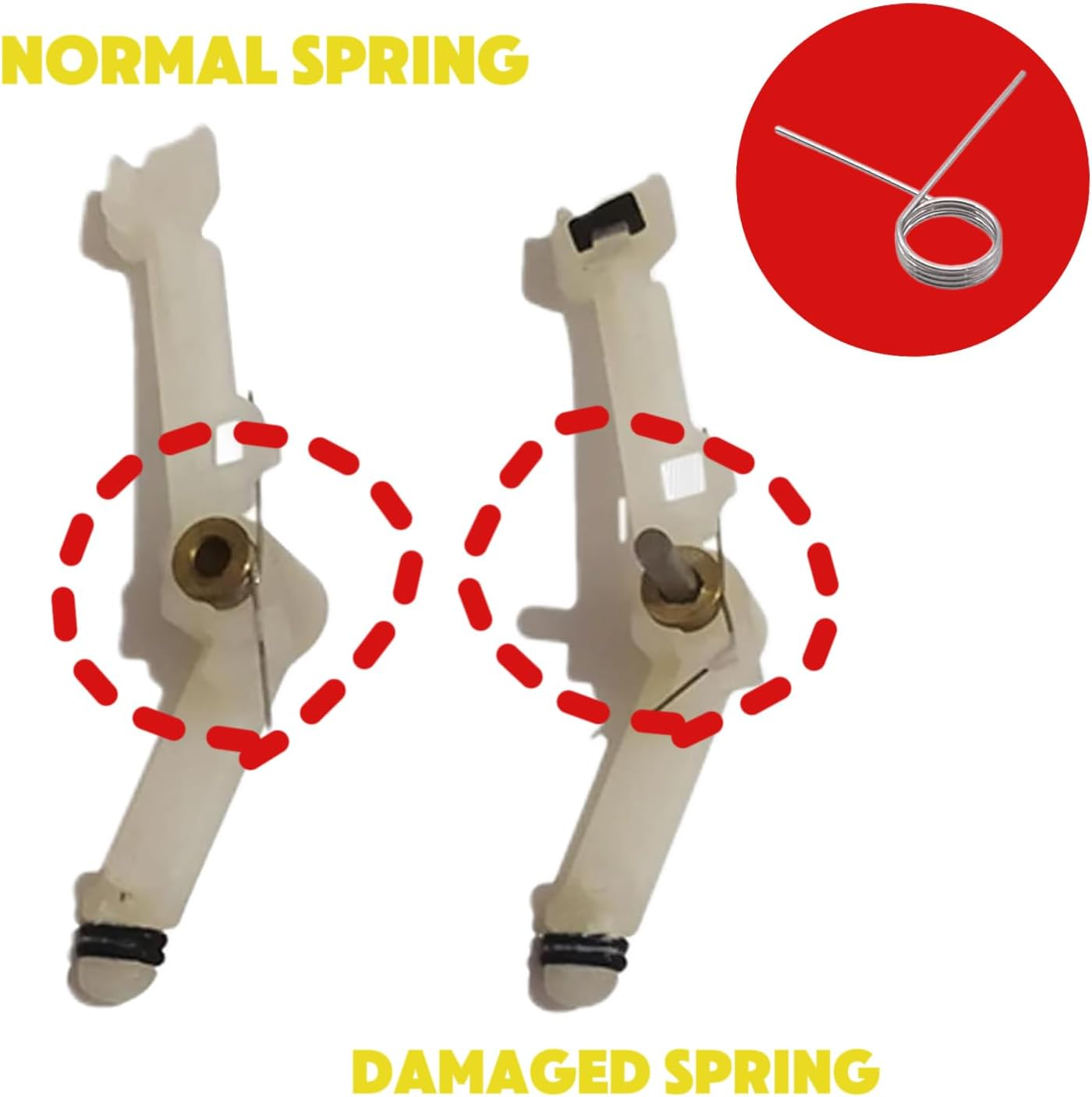 Car Part Torsion Spring for Gearshift Steptronic Repair for Mini Cooper F56 | F55 2013-2019 | Clubman F54 | Cabrio F57 | BMW X1 F48 F49 2016-2019 OE#25168666164 25168483097