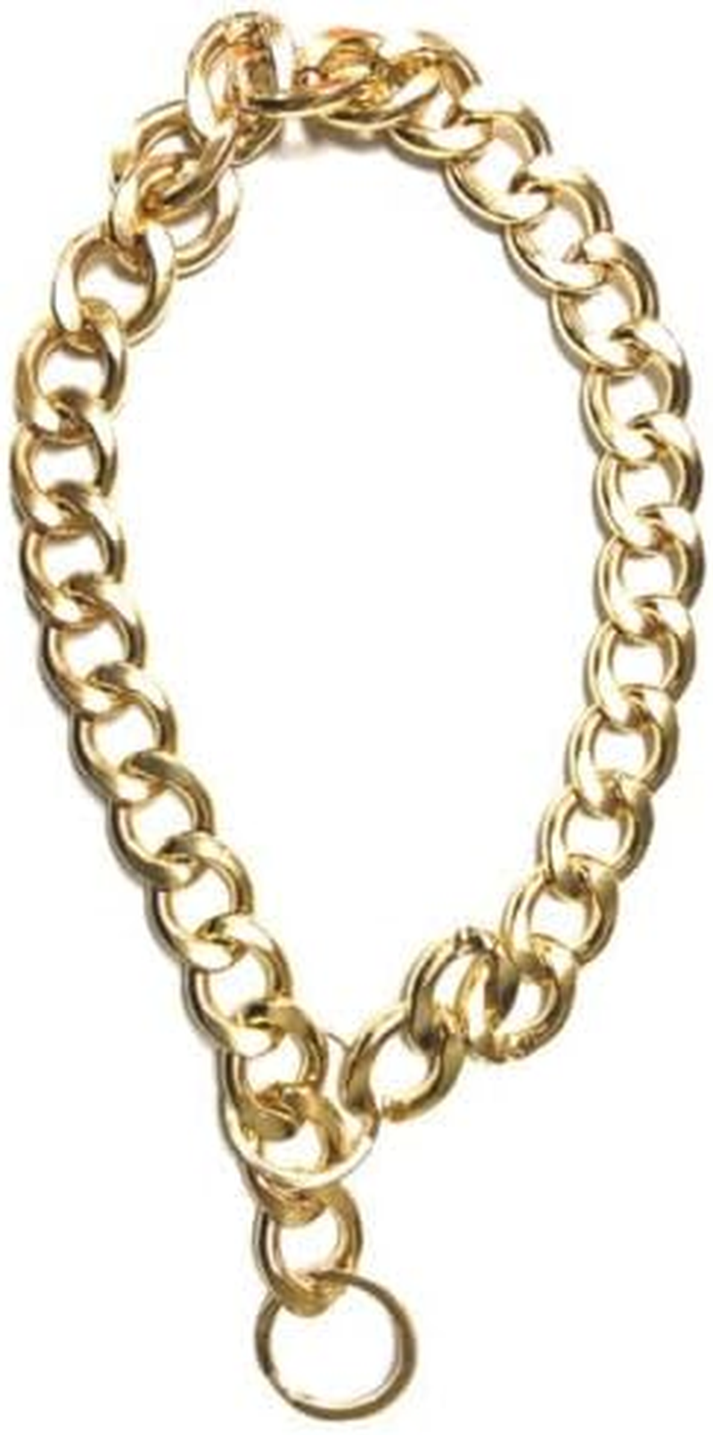 Dog Chain Collar Heavy Duty Choker Double Pet Slip Check Twist Link Chrome Chain, Water-Resistant, Ideal for Medium & Large Breeds