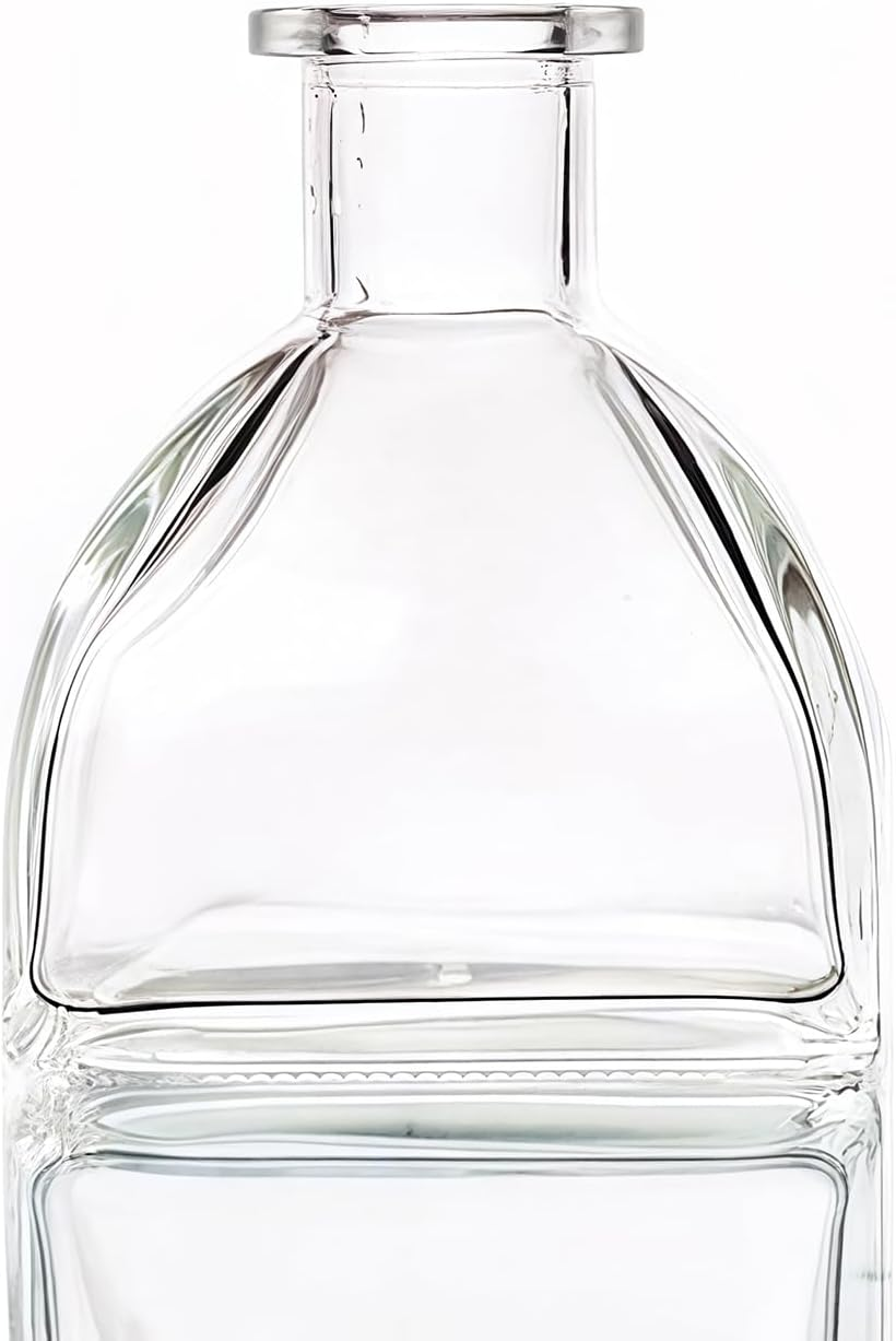 Square Glass Diffuser Bottles 3.4 High 150Ml 5 Fl Oz Fragrance Accessories Use for DIY Replacement Reed Diffuser Sets with Essential Oils Reed Sticks image number 5