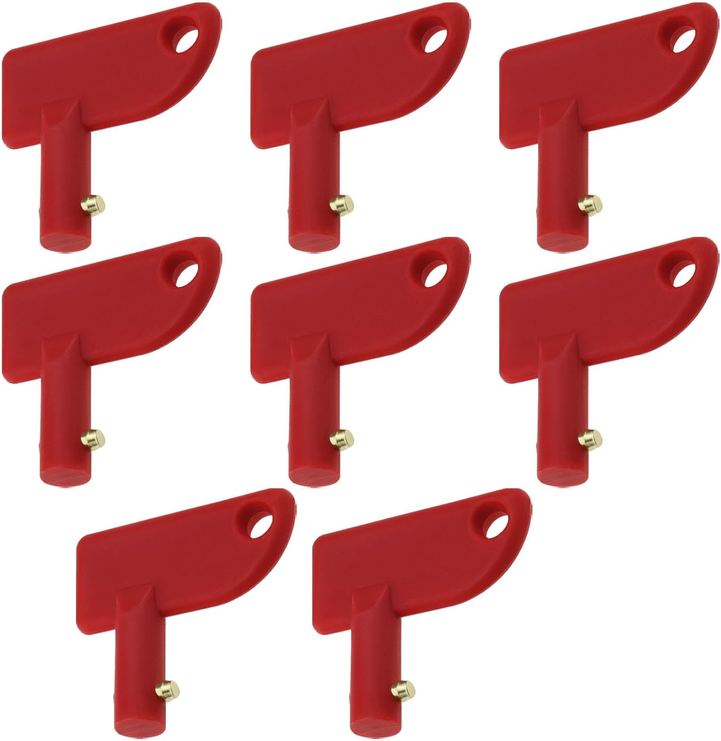 Emagtech 8PCS Car Battery Isolator Switch - Battery Cut off Switch with Replacement Key for Car, Boat, Modified Yacht image number 4
