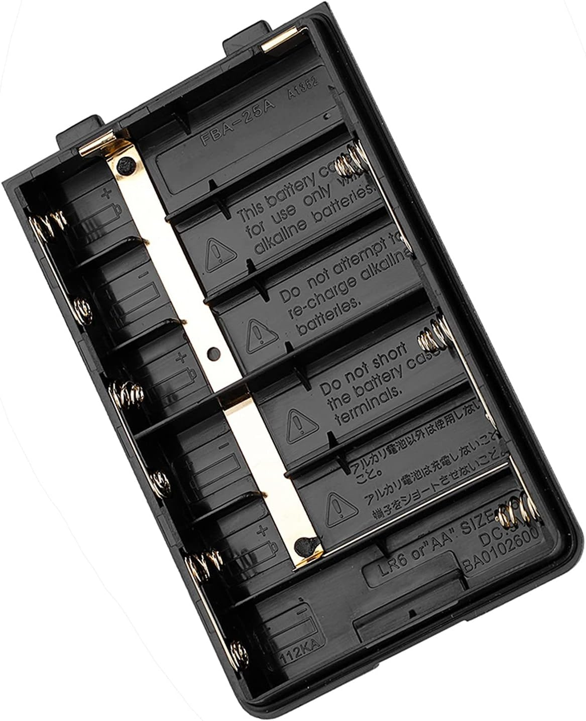 25V 6 X AA Battery Slot Clip Holder Battery Case, Battery Case Compatible with for Yaesu/Vertex Series Radios, Battery FNB-V57 FNB-64 FNB-83 FNB-V88 FNB-94 image number 2