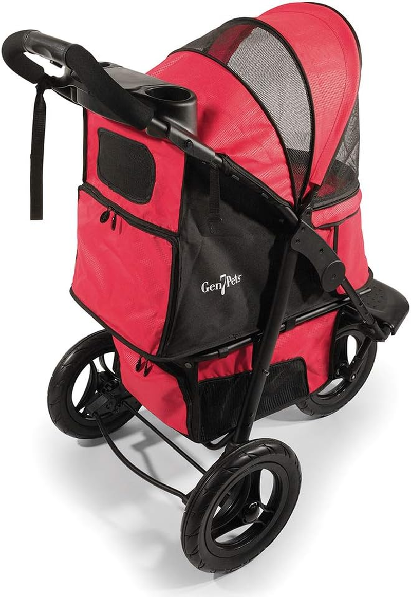 Gen7Pets Jogger Pet Stroller, Red image number 3