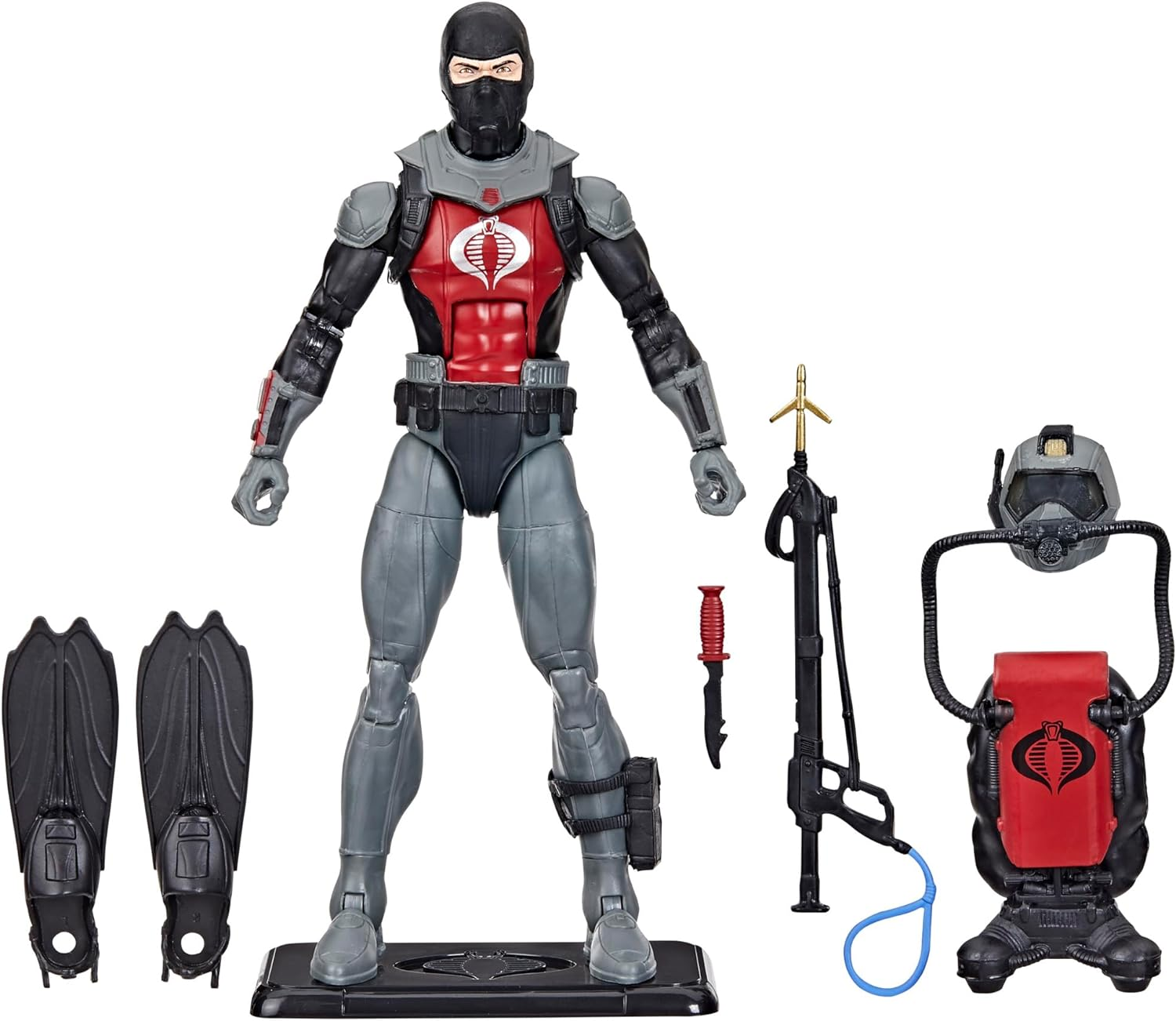 G.I. Joe Classified Series Retro Cardback Cobra EEL, Collectible 6 Inch Action Figure with 7 Accessories image number 6