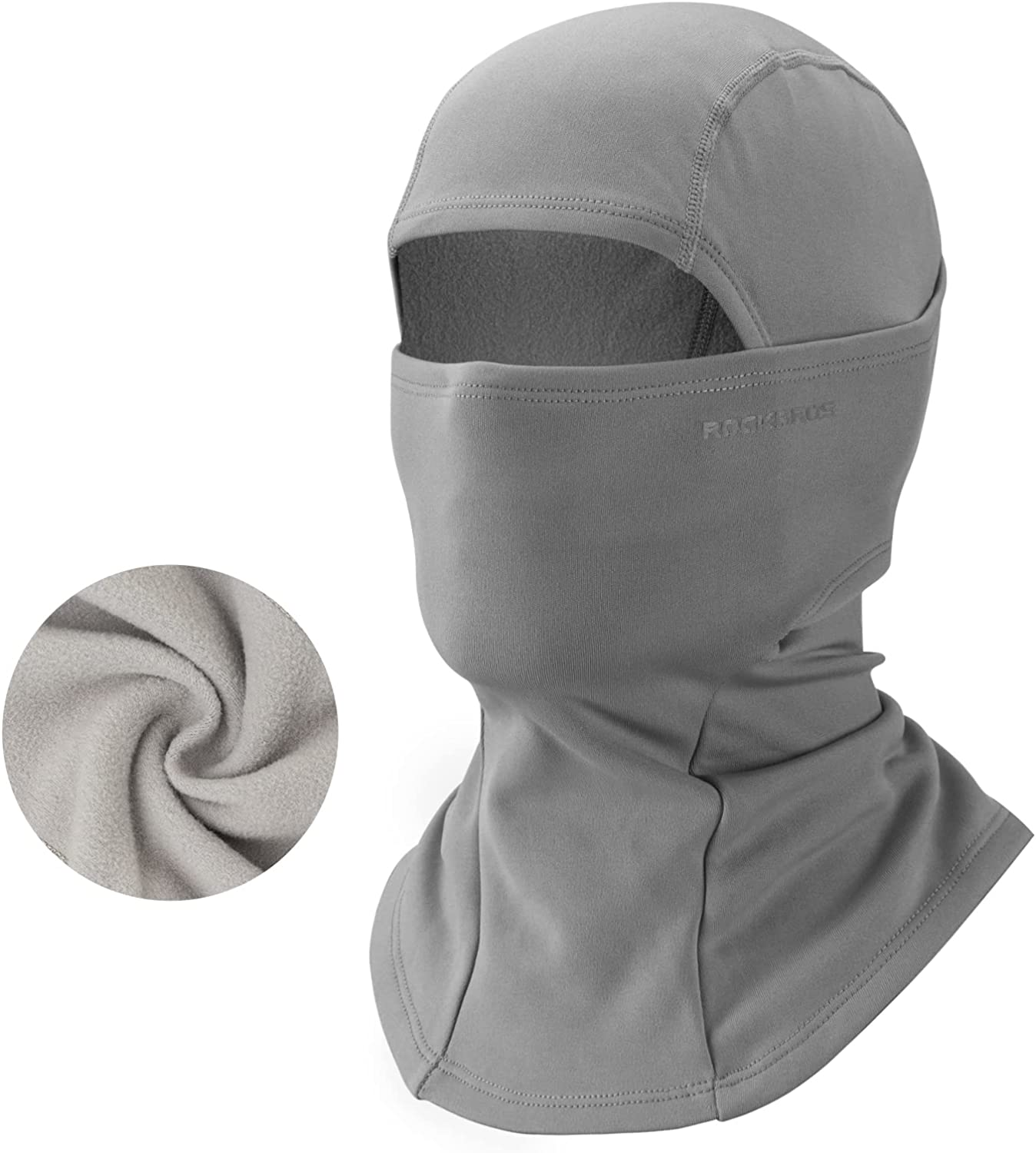 ROCKBROS Cold Weather Balaclava Ski Mask for Men Windproof Thermal Winter Scarf Mask Women Neck Warmer Hood image number 6
