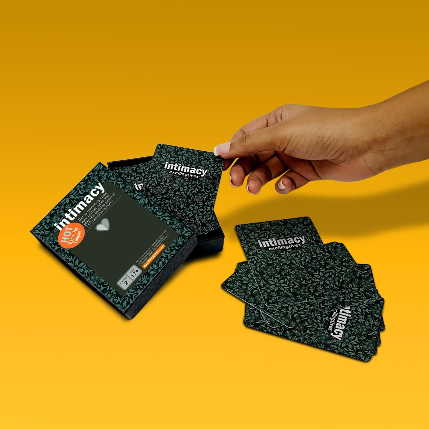 Intimacy: a Romantic Conversation Game with Exciting Questions & Actions for Couples Fun - Great Conversations and Fun Challenges for Date Night - Perfect Romantic Game for Couple