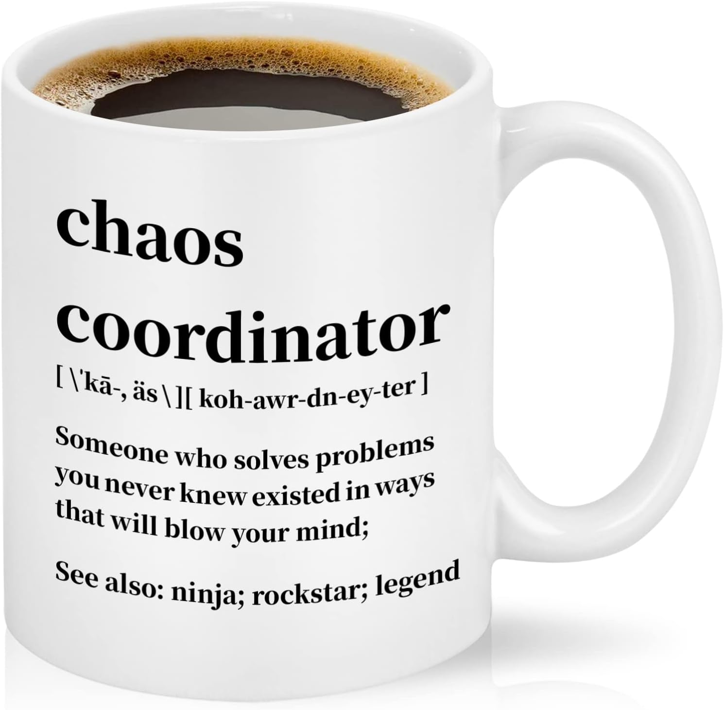 Cabtnca Chaos Coordinator Mug - Office & Teacher Gifts, 11Oz