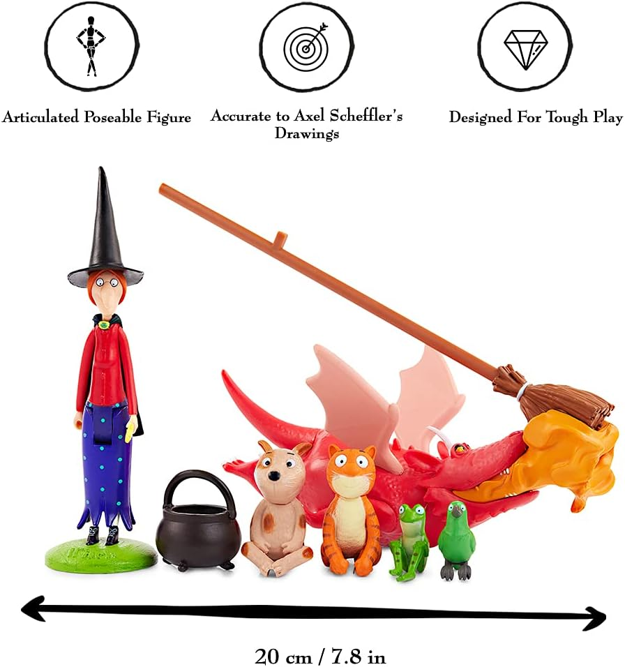 Julia Donaldson JD-1010 Room on the Broom Story Time Playset (Family Pack) Toy image number 6