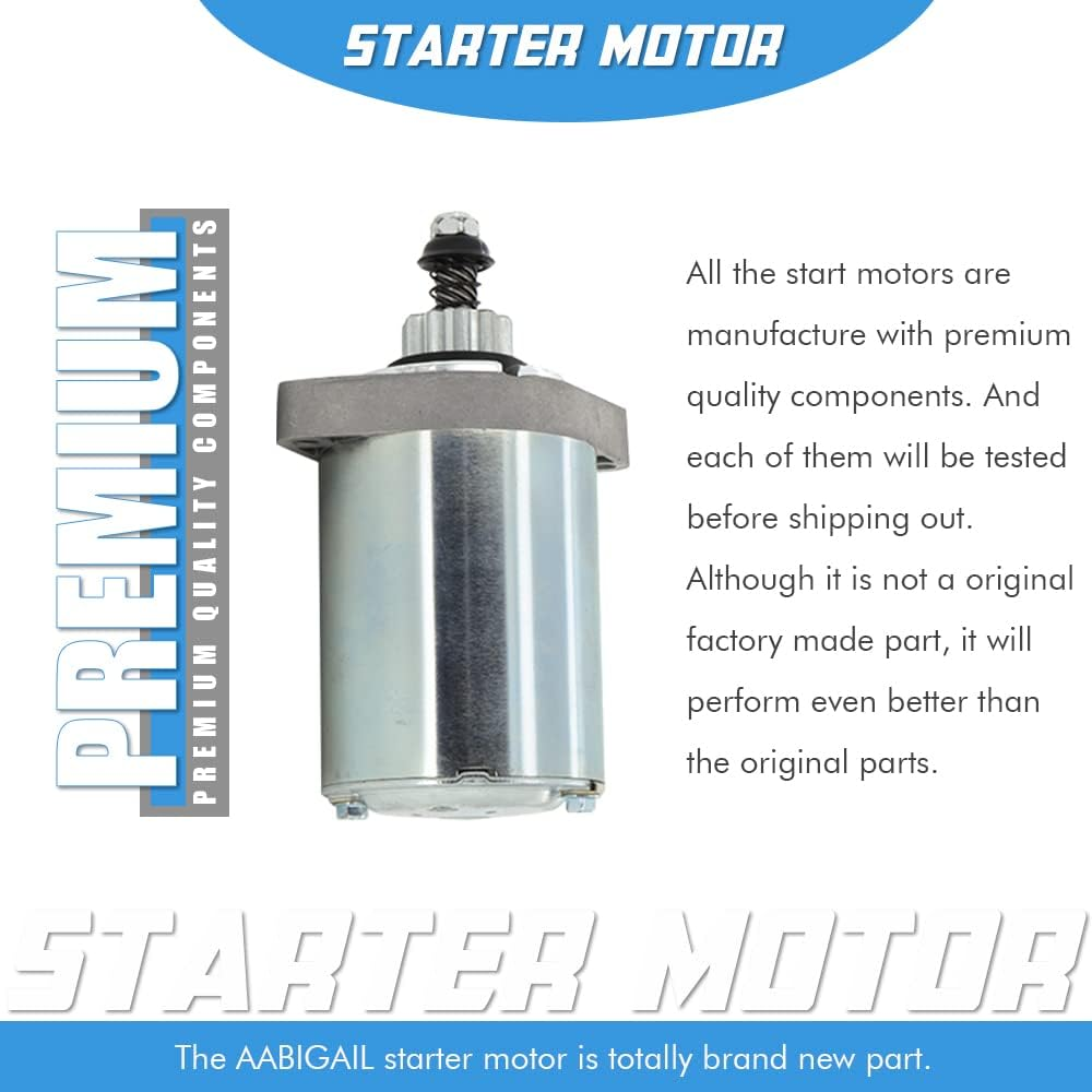 Starter Motor Compatible with Kawasaki FR691V FR730V FH491V FS481V FS541V FS600V FS604V 21163-0749, 21163-0711, 21163-0714, 21163-7035, 21163-7034, 21163-0722, 5954 Z-Force RZT46 LTX1046 image number 4