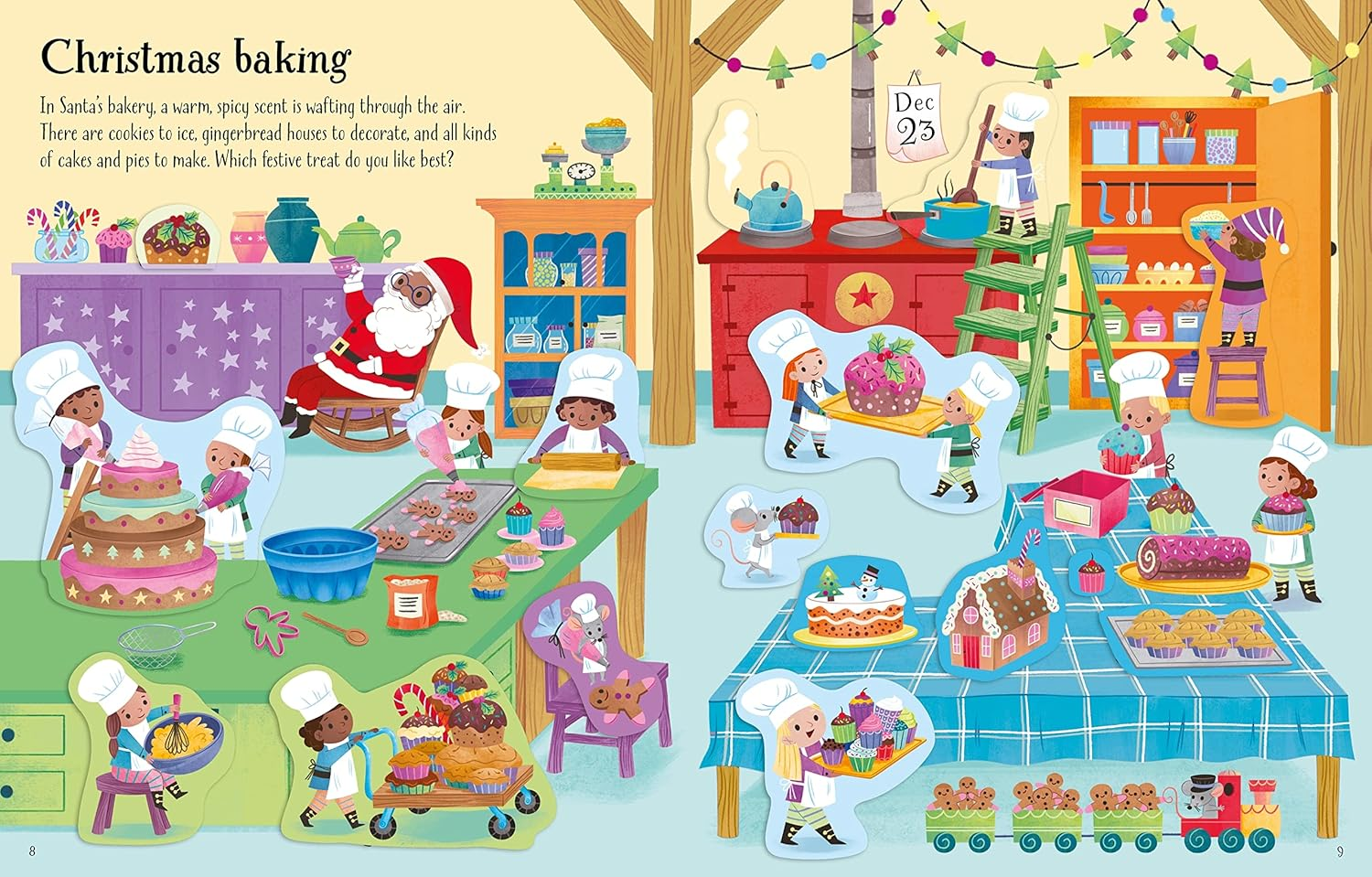First Sticker Book Christmas: a Christmas Sticker Book for Children image number 6