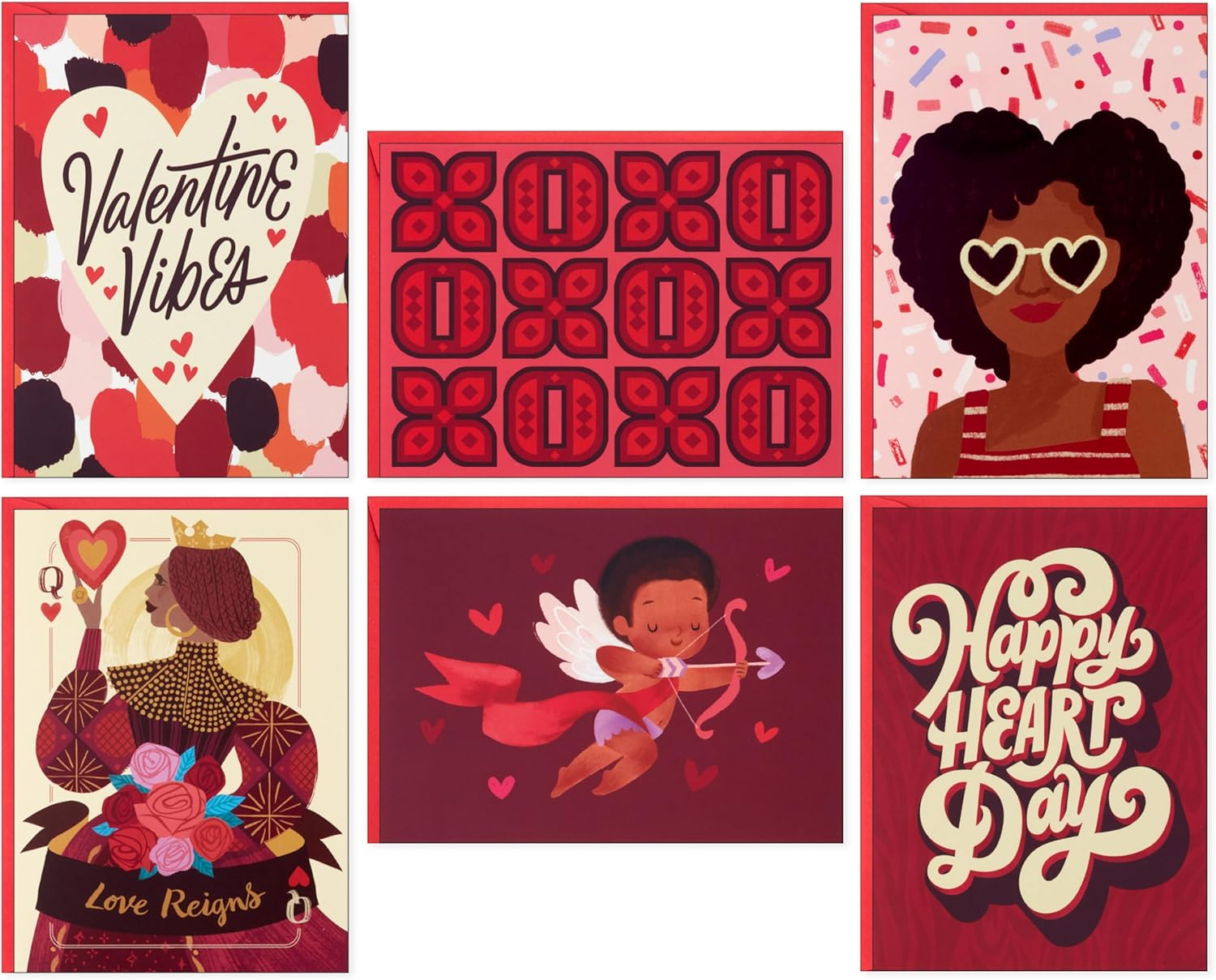 Hallmark Pack of 24 Assorted Blank Cards, Modern Pink and Gold Foil